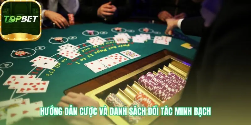 Live Casino Topbet hợp tác với những nhà cung cấp hàng đầu