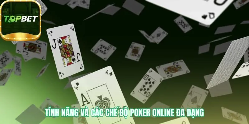 Nhiều chế độ poker online từ bàn riêng đến giải đấu lớn